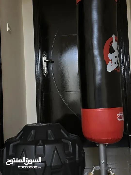 Boxing Punching Bag Standing  With Original Everlast Gloves