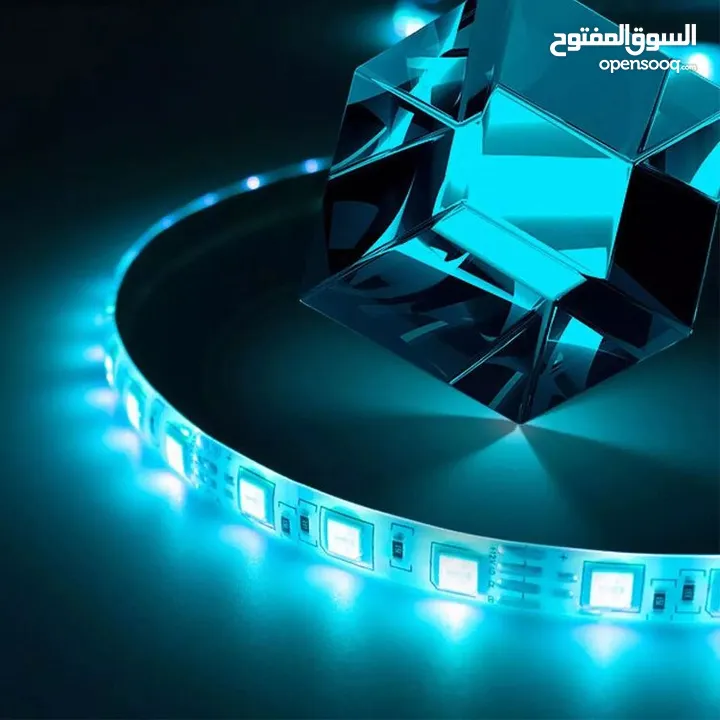 حبل اضاءة ليد ذكي متغيرالالوان بالفضاءاللوني ار جي بي اتصال واي فاي للتحكم عن بعد عن طريق التطبيق