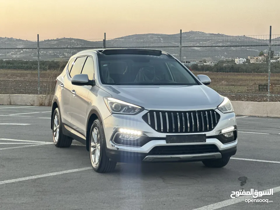 هونداي سنتفيه 2016/فتحة سقف بانوراما  4x4