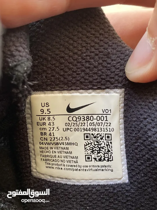 حذاء Nike LeBron Witness 5 Black/White Lakers LeBron James Basketball Shoes All NEW