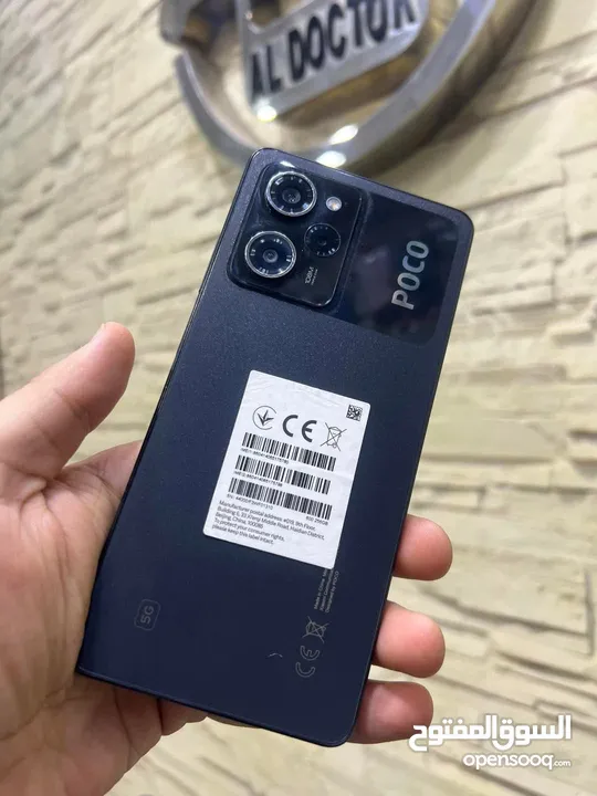 اخو الجديد poco X5pro 5G رام 16 جيجا 256 بدون كرتونه هدية كفر ولزقة وشاحن متوفر توصيل