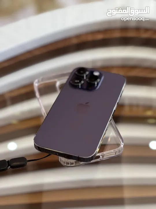 iPhone 14 pro Purple colour battery 89  128Gg شرق اوسط بحال الوكاله