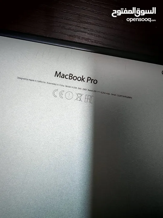 Macbook pro 2015 i7 16G Ram 15 Inch 500SSD