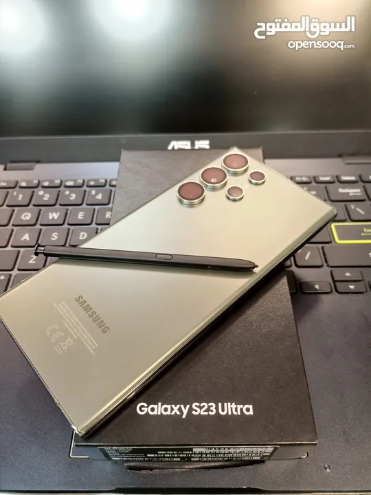 Samsung S23 Ultra 256 GB وارد شرق اوسط  مع الكرتونه ( وكااله )