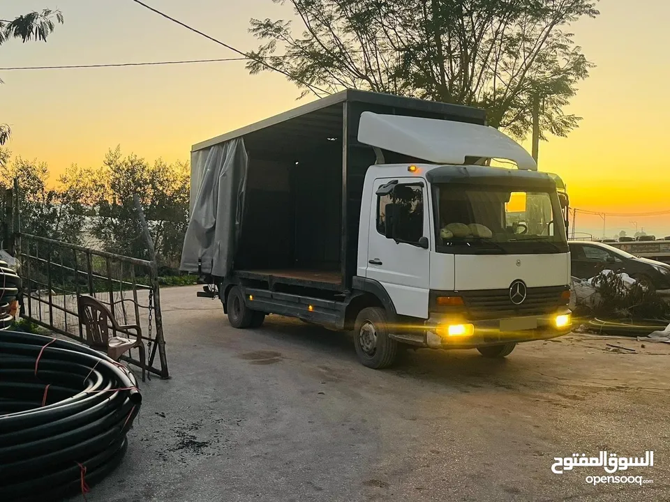 اتيكو مرسيدس 2003  شوادر تركيه  رمبه طول الشصي  5,5