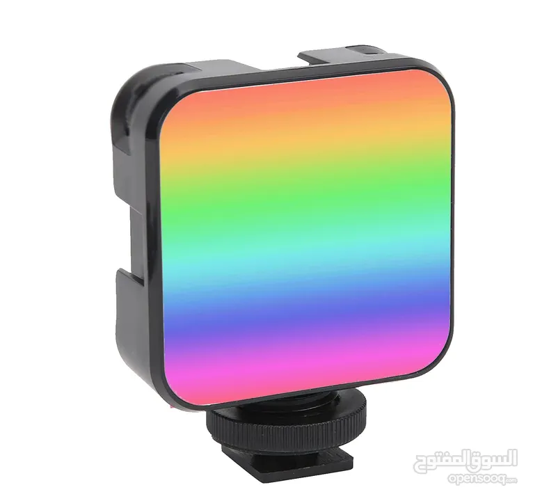 اضاءة كاميرا ملون مع بطاريات شحن نوع ممتاز  RGBMini Portable Fill in Camera LED Panel Video