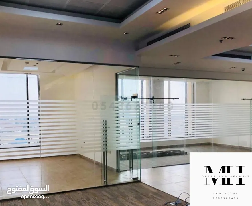 (GLASS AND SECURIT) حجير زجاج سيكوريت الأمان والأناقة في آن واحد.   "لحماية فائقةومظهر عصري لمنزلك"