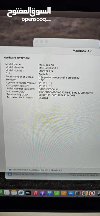Macbook Air 2020 512, 8Gb