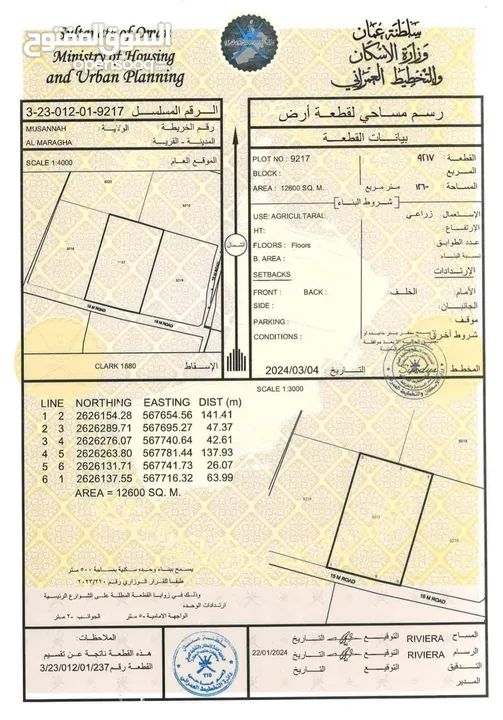 تملك ارضك الزراعيه بمساحه عملاقه وفرصه بها مساحه لبناء لوحده سكنيه