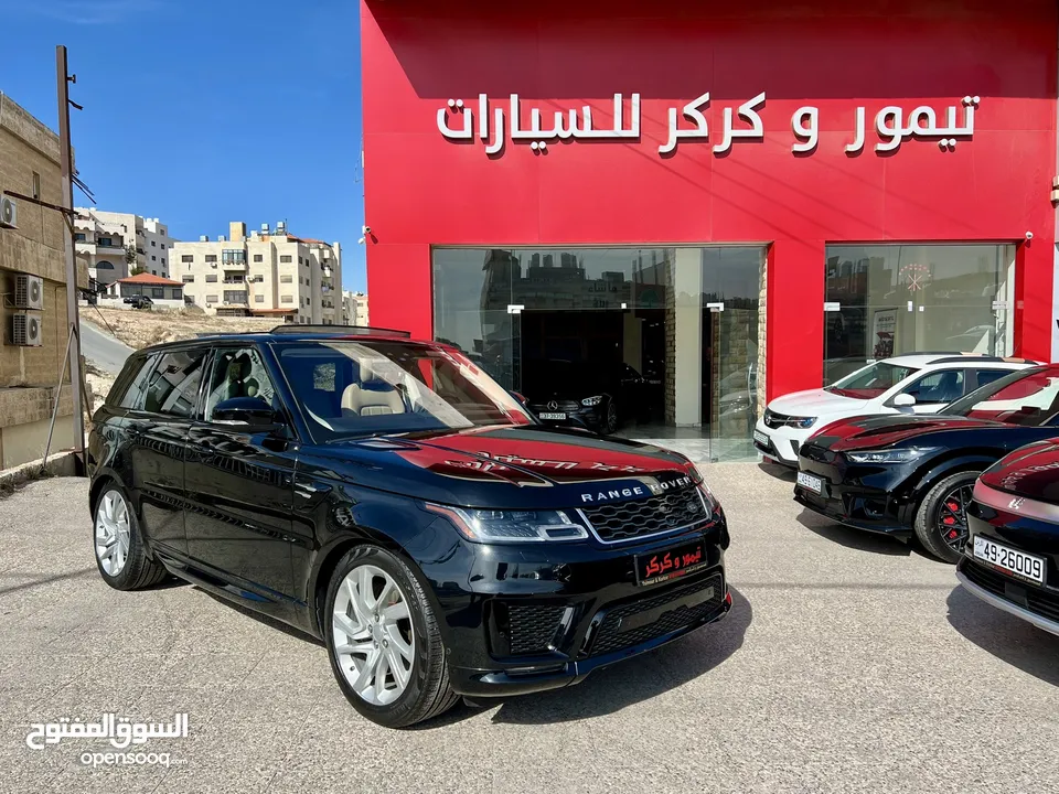 رينج روفر سبورت 2020 اسود بحالة الزيرو - Range Rover Dynamic HSE