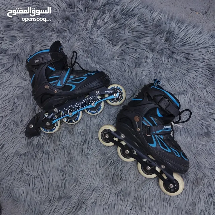 Skate (VIP)   عجال مطاط هيكل بلاستيك مقوى شفرات حديد   السعر والمقاس والماركة أسفل كل صورة