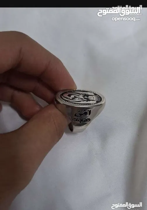 خاتم فضي 925