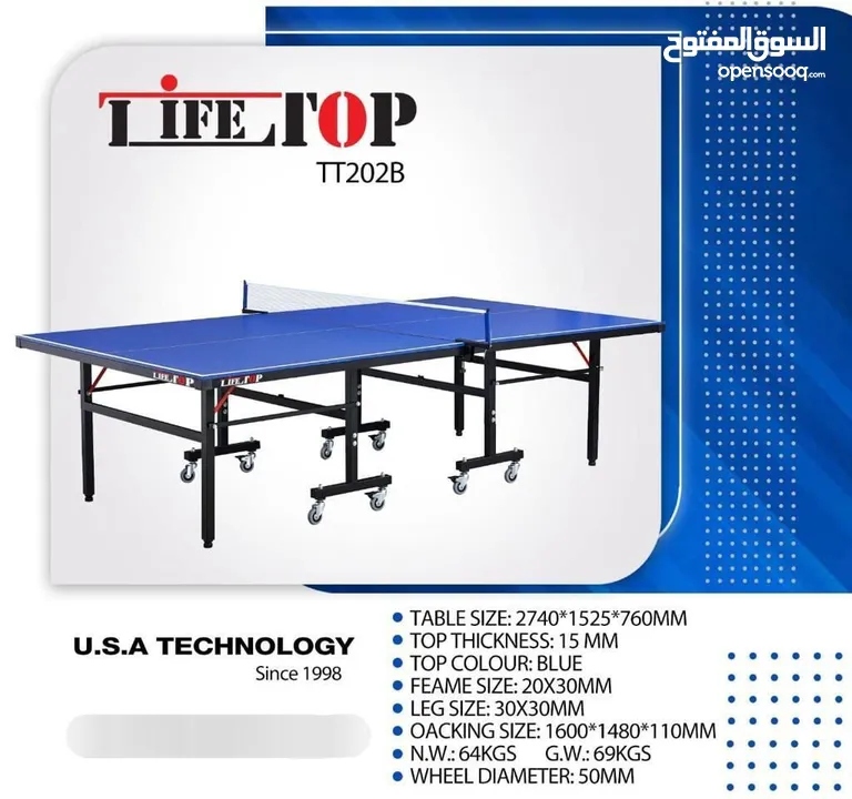 TABLE TENNIS TABLE INDOOR &OUTDOOR