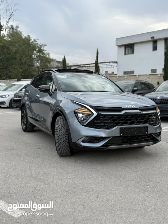 كيا سبورتاج GT Line ترخيص 2022 محرك 1600 هايبرد plug in/يقطع على الشحنه 65 كيلو متر  271 حصان