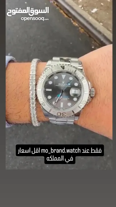 ساعه rolex مكفولة سنه كامله فقط 35 لاي ساعه معروضه