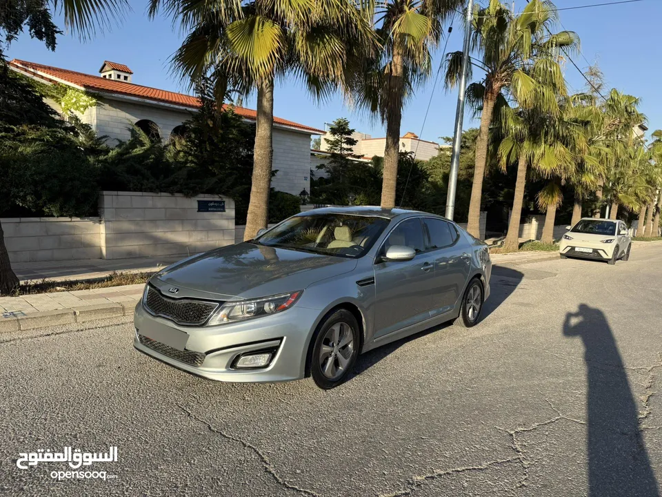 كيا اوبتما 2015 هايبرد فحص 3 جيد 1 ضربة راس