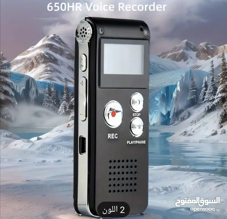 مسجل صوت 27 ساعة  للمحاضرات و الاجتماعات و الدورس و الصحفيين