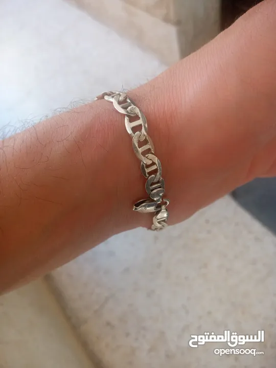 اسورة فضة رجالي للبيع بسعر مغري ITALIAN