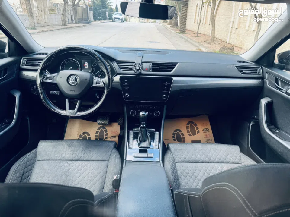 الفخمه والغنيه عن التعريف سكودا سوبيرب فل الفل الا الفتحه برايفيت فحص ممتاز اوتومات الفين ديزل