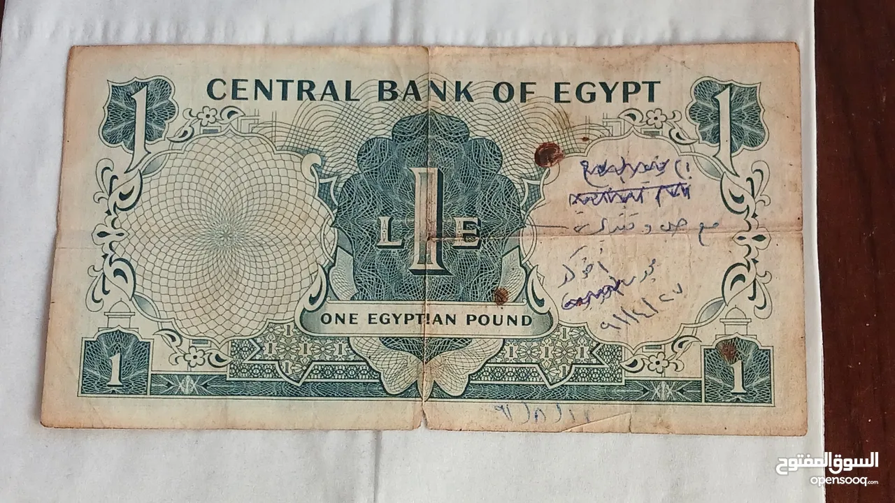 عملات ورقيه مصريه قديمه