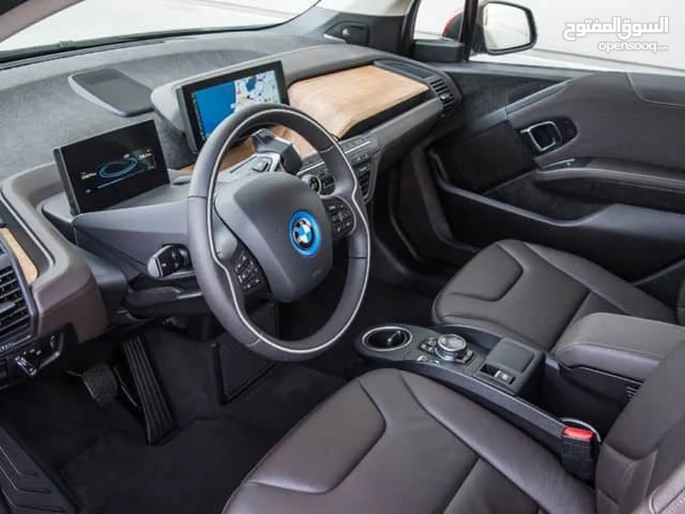 50 كم ماشيه دفعه 6500  قسط 200 بدون بنك BMW i3  شحن منزلي و كازيه نظام بنزين ريكس تيرا