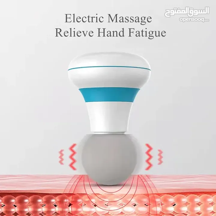 جهاز راس  مساج رجاج الكتروني شحن 6 سرعات حسب الرغبه للشعور بالراحه و الاسترخاء