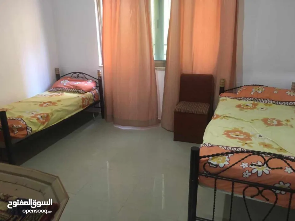 شقه مفروشه هادئه ونظيفه صحيه قريبه على الخدمات تصلح العائله صغيره او موظفين مريحه ا