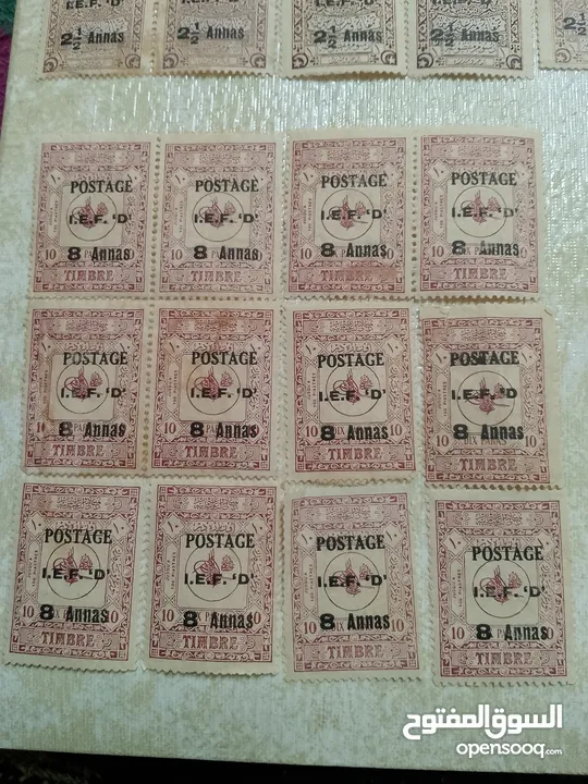طوابع بريدية عثمانيه ومميز