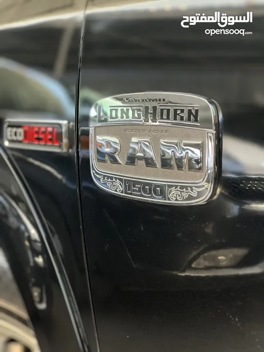 Dodge Ram 1500 longhorn 2016 فل كامل فحص كامل كلين تايتل