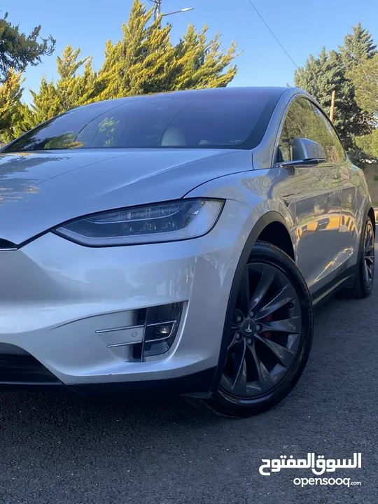 TESLA MODEL X 100 D 2017 SILVER