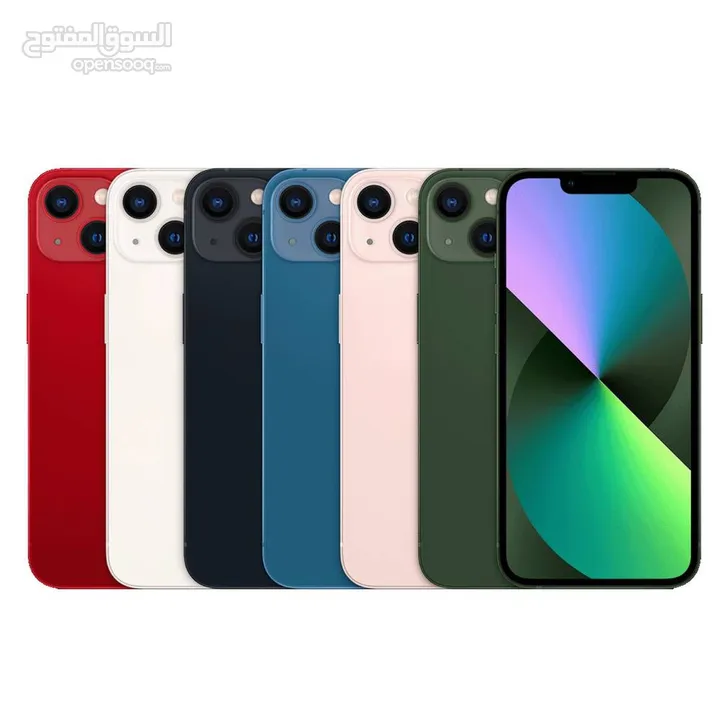 iPhone 13 128G جديد كفالة الشرق الاوسط جميع الالوان افضل سعر بالمملكة