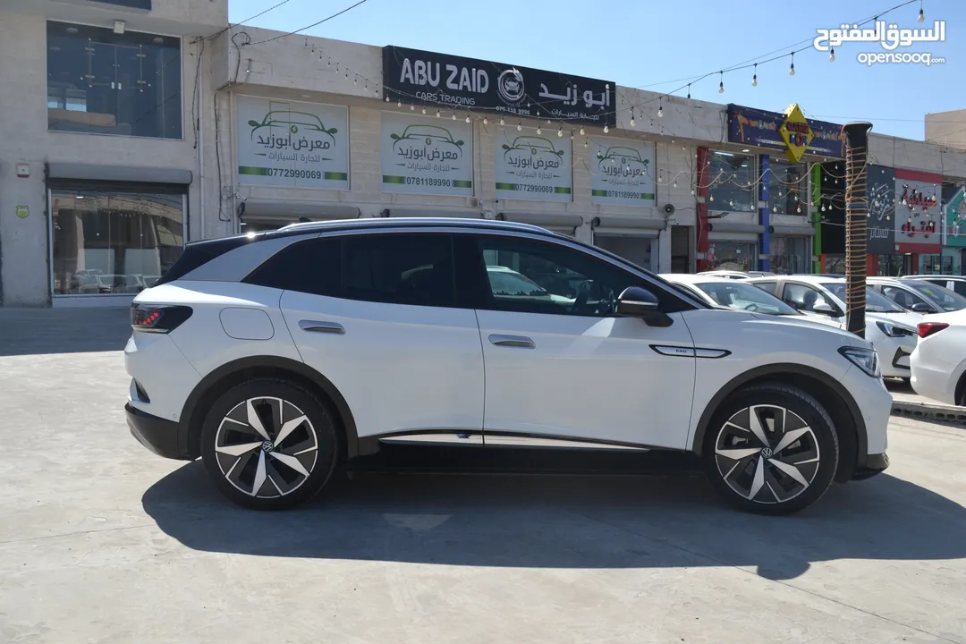 VOLKSWAGEN ID.4 CROZZ  PRO BIANO BLACK  2023 لون لؤلؤي فحص كامل