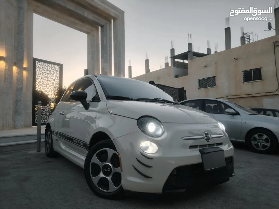 Fiat 500e bacig sport فيات كهربائية بالكامل سبورت بكج