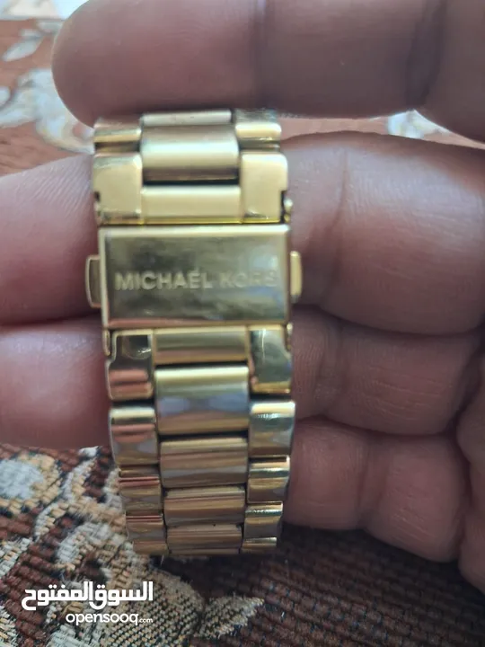 ساعة اصلية من michael korse رجالية مستعملة استعمال خفيف