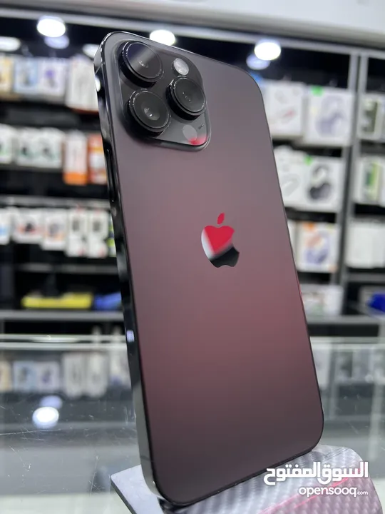 iPhone 14 Pro Max (256 GB) ايفون مستعمل 14 برو ماكس (بطارية 90٪؜) اصلية مش مرفوعة  وارد امريكي E-SIM
