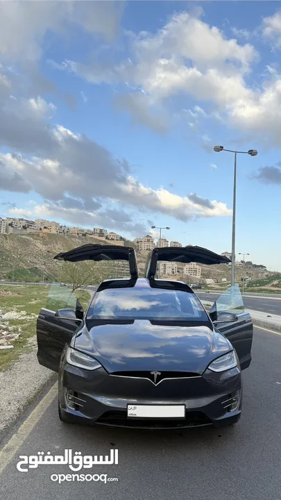 TESLA MODEL X 75D 2018  (تيسلا اكس كرت داخل الوكالة)