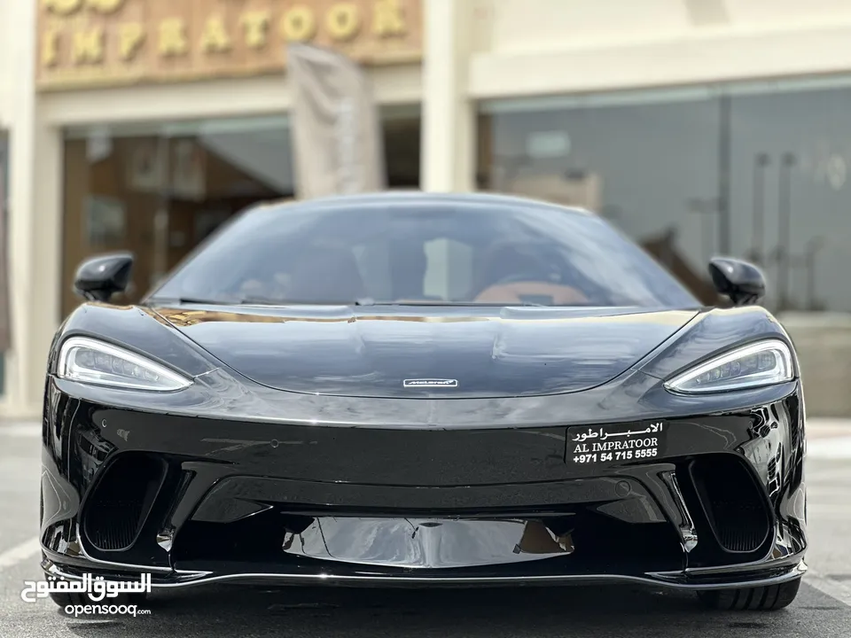 MCLAREN GT 2022 GCC BLACK COLOR FIRST OWNER