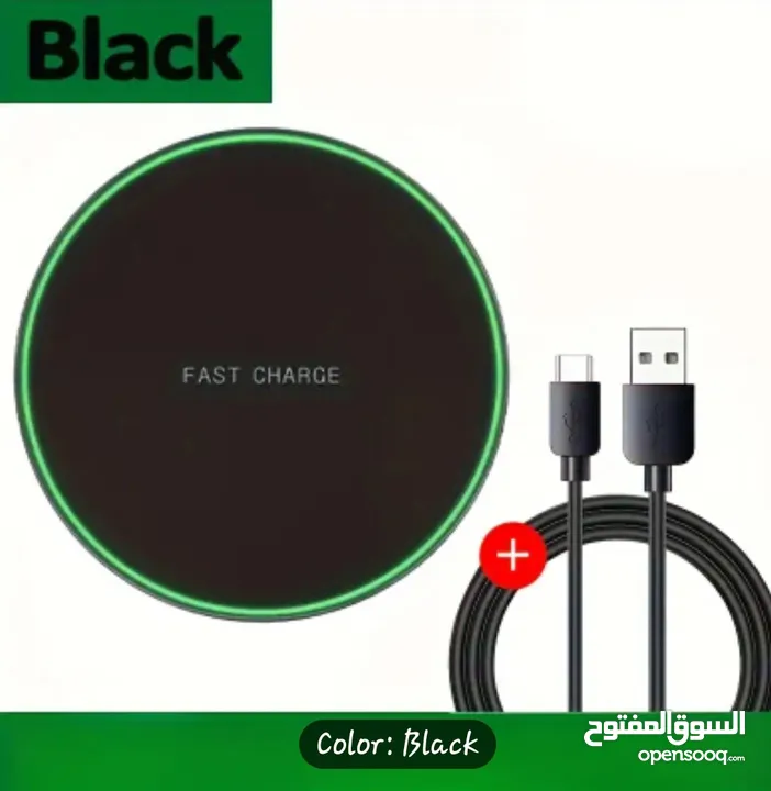 شاحن لاسلكي رائع لهواتف ال iPhone  / Samsung
