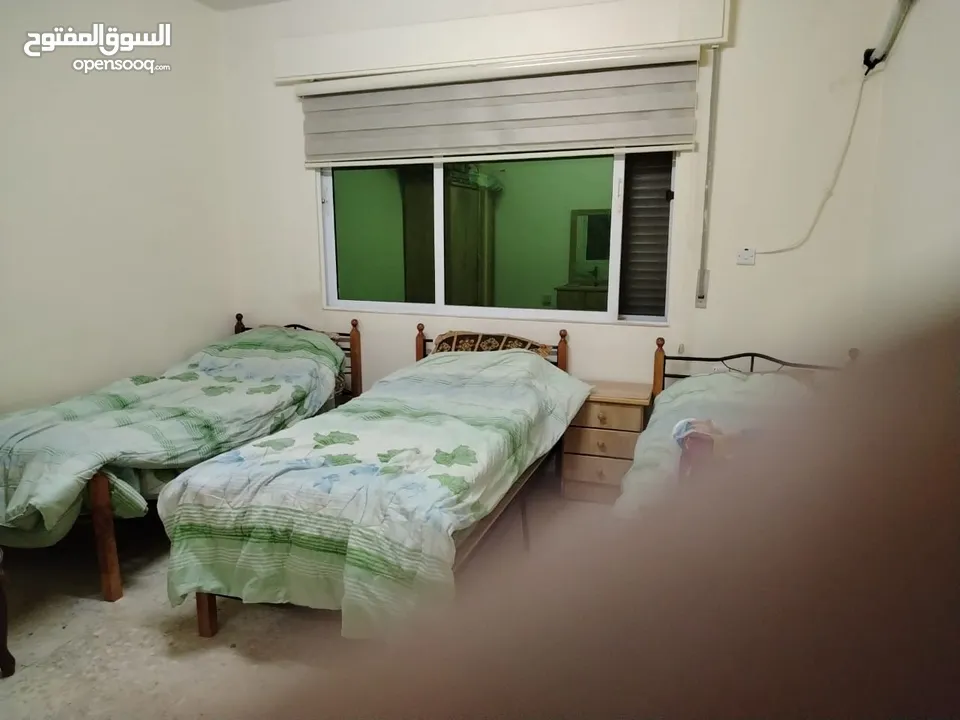 شقة مفروشة طابق ارضي للايجار الشهري الثامنة