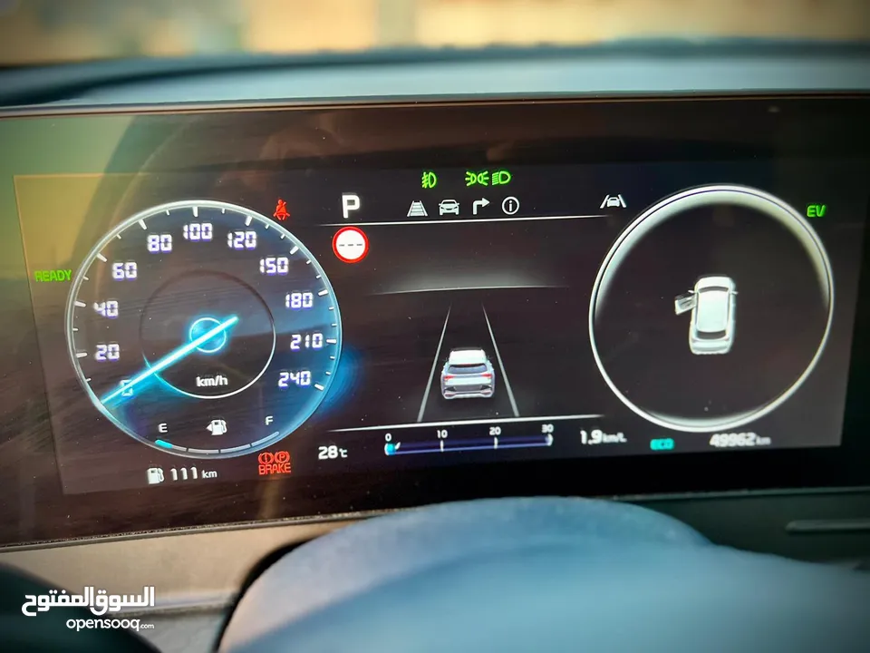 كايا سبورتاج /2022 فل الفل فتحة سقف  2x4 ///240Hp بنزين + كهرباء  ( Haybrid) 1600cc