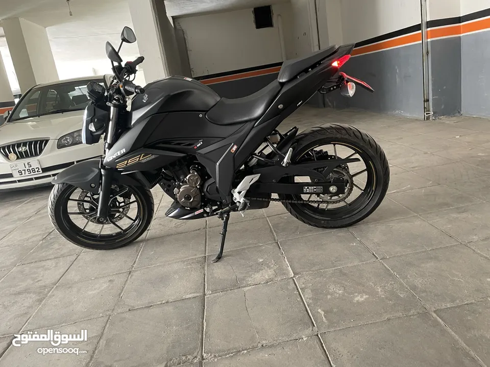 Gixxer 250 naked ممشى قليل