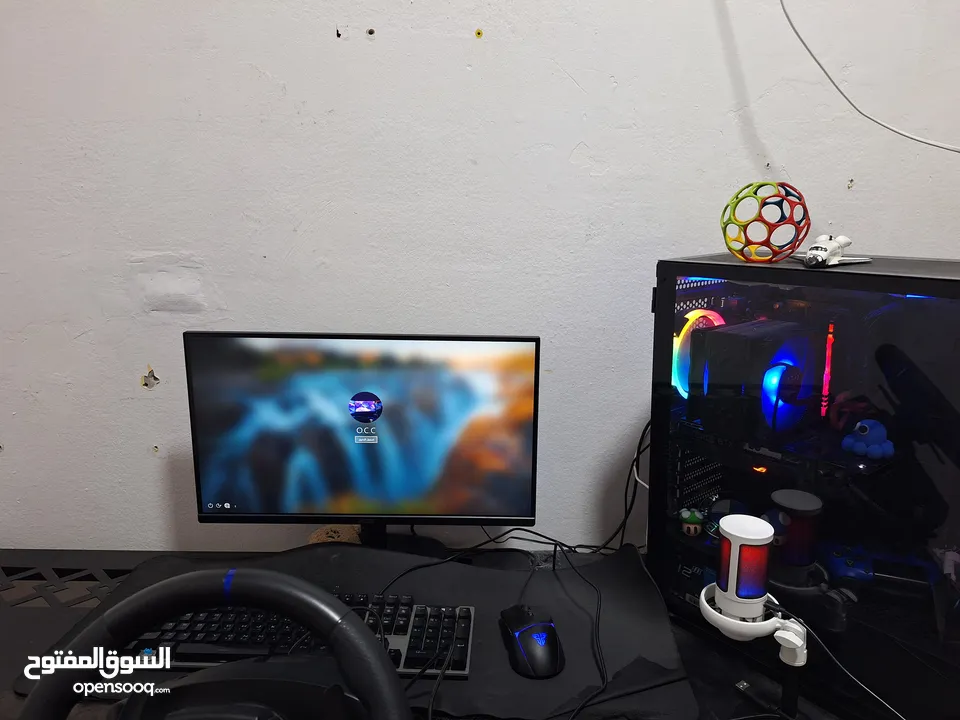 بسم الله ما شاء الله  Computer Gming  نظيف كامل مكمل  معه كلشي