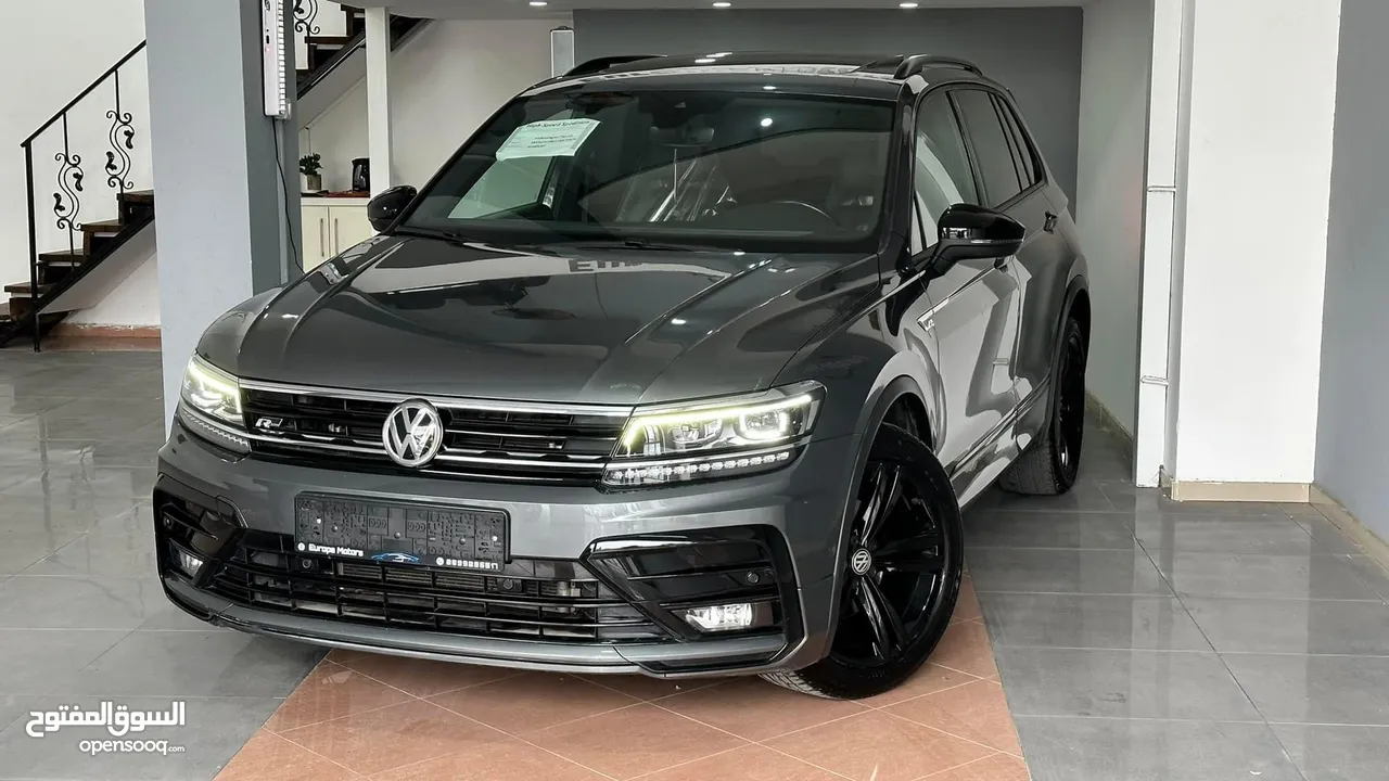 لمحبي التميز والذوق الرفيع VW Tiguan R-line   بالسعر المميز و بكامل الاضافات