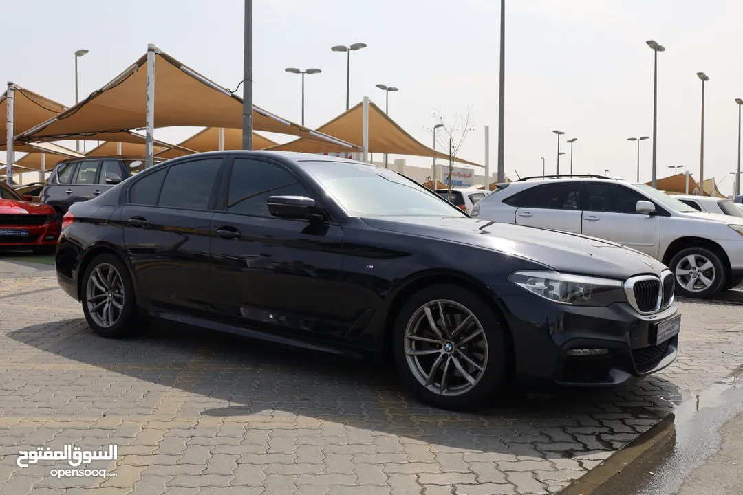 BMW 520i 2019 GCC full option original paint بي ام دابليو 520 اي خليجي فل صبغ وكاله