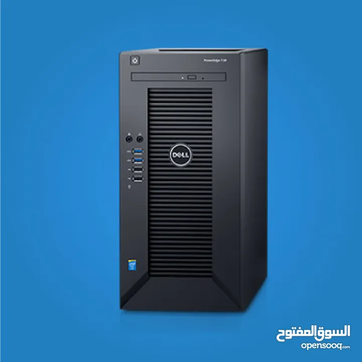 Dell PowerEdge T30 tower Server - 1 x Intel Xeon E3-1225 v5 Quad- 2TB HHD  32GB SSD 512 m.2 NVME