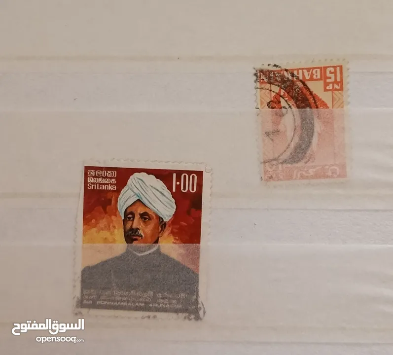 طوابع اصلية من كل بلدان العالم للبيع المستعجل الطابع ب دينار