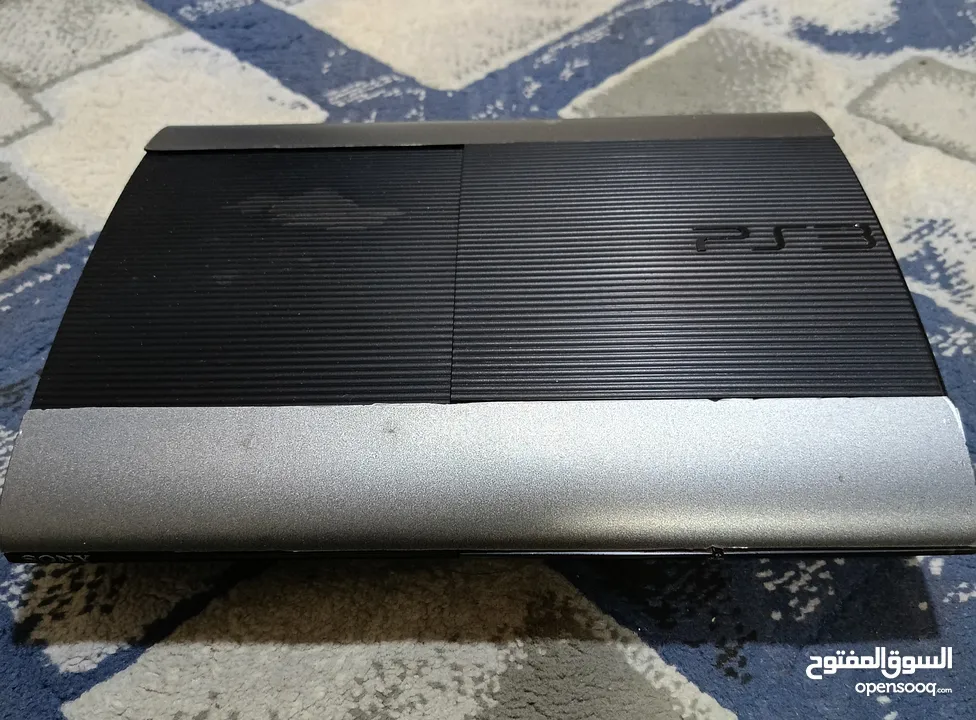 بلايستيشن 3 سوبر سليم + 2 دراع + 20 لعبة – بحالة ممتازه