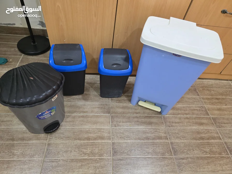 4 Nos waste bins for Sale- 12 BD