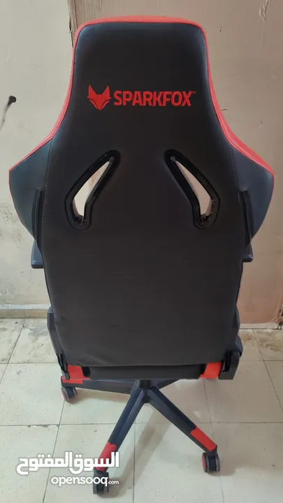 كرسي العاب Gaming مستعمال اصلي spark fox بحالة ممتازة خدمة التوصيل متوفرة