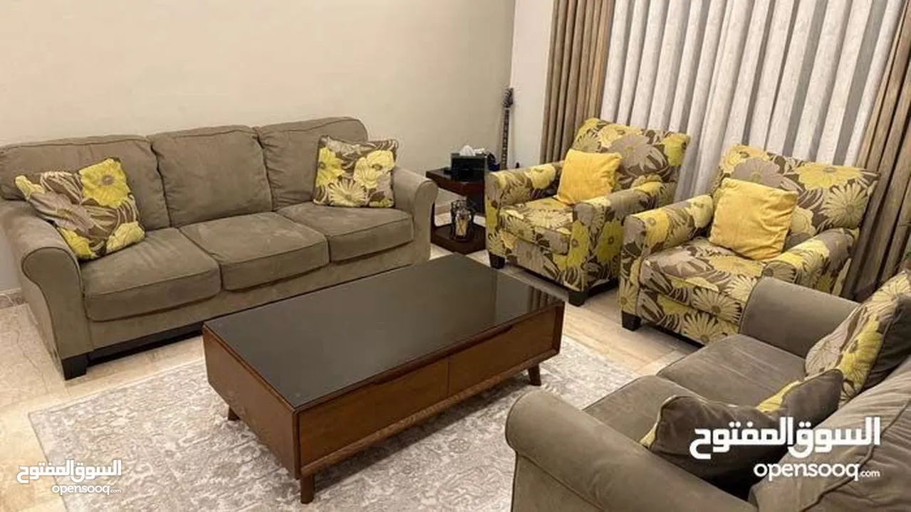 طقم كنب مستعمل اشلي